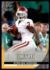 Sterling Shepard #81 Football Cards 2016 Leaf Draft Prices