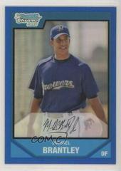 Michael Brantley [Blue Refractor] Baseball Cards 2007 Bowman Chrome Prospects Prices