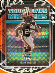 Nick Chubb [Blue Fluorescent] #TD-14 Football Cards 2022 Panini Mosaic Touchdown Masters Prices