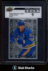 Robert Thomas [1] #PC-18 Hockey Cards 2023 Upper Deck Population Count Prices