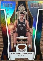 Keldon Johnson #18 Basketball Cards 2019 Panini Crown Royale Rookie Royalty Prices