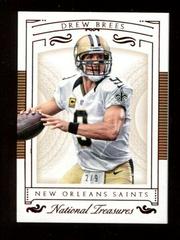 Drew Brees [Jersey Number Red] #31 Football Cards 2015 Panini National Treasures Prices