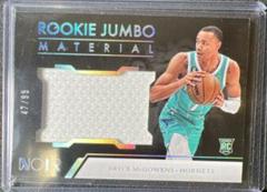 Bryce McGowens Basketball Cards 2022 Panini Noir Rookie Jumbo Material Prices