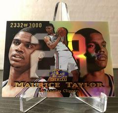 Maurice Taylor Row 1 Basketball Cards 1998 Flair Showcase Prices
