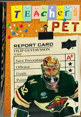 Filip Gustavsson Hockey Cards 2023 Upper Deck Teachers Pet Prices