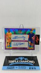 edouard Mendy , Jorginho [Purple] #DA-28 Soccer Cards 2022 Leaf Vivid Dual Autographs Prices