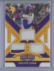 Dalvin Cook [Gold] #PT-DC Football Cards 2023 Panini Plates and Patches Patch Trio Prices