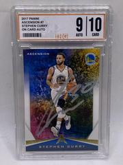 Stephen Curry [Autograph] Basketball Cards 2017 Panini Ascension Prices
