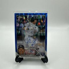 Oswaldo Cabrera [Blue RayWave] #RA-OCA Baseball Cards 2023 Topps Chrome Update Rookie Autographs Prices