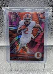 Chase Brown [Neon Pink] #13 Football Cards 2023 Panini Chronicles Draft Picks Spectra Prices