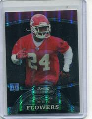 Brandon Flowers [Black Refractor] #3 Football Cards 2008 Bowman Sterling Prices