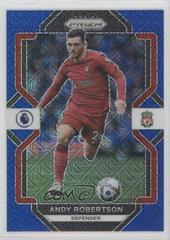 Andy Robertson [Blue Mojo] #185 Soccer Cards 2022 Panini Prizm Premier League Prices