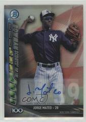 Jorge Mateo [Autograph] Baseball Cards 2017 Bowman Scouts' Top 100 Prices