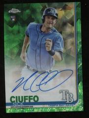 Nick Ciuffo [Green Refractor] #NC Baseball Cards 2019 Topps Chrome Sapphire Rookie Autographs Prices