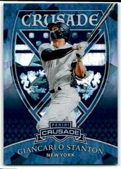 Giancarlo Stanton [Blue Ice] #2 Baseball Cards 2018 Panini Chronicles Crusade Prices