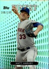 Matt Harvey #76 Baseball Cards 2013 Finest Prices