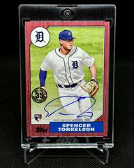 Spencer Torkelson [Red] #87BA-ST Baseball Cards 2022 Topps Update 1987 Autographs Prices