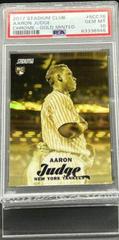 Aaron Judge [Gold Minted] #SCC-76 Baseball Cards 2017 Stadium Club Chrome Prices