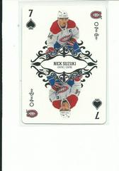 Nick Suzuki #7-SPADES Hockey Cards 2023 O-Pee-Chee Playing Cards Prices