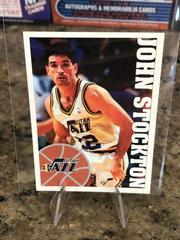 John Stockton #197 Basketball Cards 1995 Panini Stickers Prices
