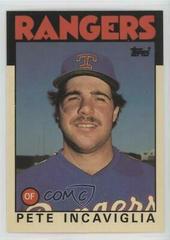 Pete Incaviglia Baseball Cards 1986 Topps Traded Tiffany Prices