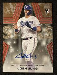 Josh Jung [Gold] #BSA-JJ Baseball Cards 2023 Topps Series 1 Stars Autographs Prices