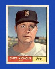 Chet Nichols #301 Baseball Cards 1961 Topps Prices