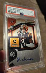 Ja'Marr Chase [Signature Carbon] #129 Football Cards 2021 Panini Elements Prices