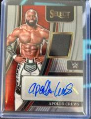 Apollo Crews [Gold Prizm] Wrestling Cards 2022 Panini Select WWE Autograph Memorabilia Prices