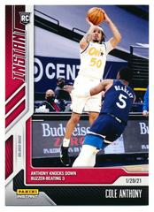 Cole Anthony #50 Basketball Cards 2020 Panini Instant Prices