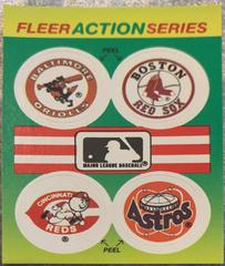 Orioles, Red Sox, Reds, Astros #NNO Baseball Cards 1990 Fleer Action Series Stickers Prices