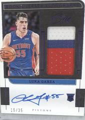 Luka Garza [Purple] Basketball Cards 2021 Panini One and One Rookie Autographs Prices