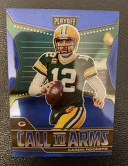 Aaron Rodgers [Blue] #CA-ARO Football Cards 2021 Panini Playoff Call to Arms Prices