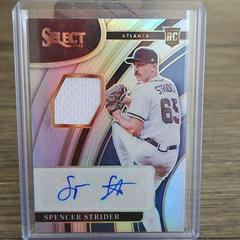 Spencer Strider [Holo] #RJA-SS Baseball Cards 2022 Panini Select Rookie Jersey Autographs Prices