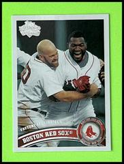 Boston Red Sox #324 Baseball Cards 2011 Topps Diamond Anniversary Factory Set Limited Edition Prices