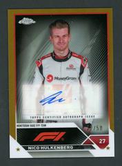 Nico Hulkenberg [Gold Refractor] #CAC-NH Racing Cards 2023 Topps Chrome Formula 1 Autograph Prices
