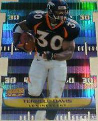 Terrell Davis [Luminescent] #T5B Football Cards 1999 Stadium Club 3x3 Prices