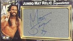 Matt Jackson Wrestling Cards 2022 Upper Deck AEW Jumbo Mat Relic Signatures Prices