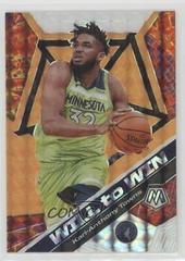 Karl Anthony Towns [Orange Fluorescent] #2 Basketball Cards 2019 Panini Mosaic Will to Win Prices