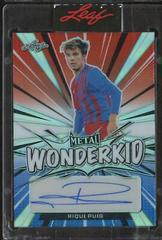 Riqui Puig [Prismatic Red White Blue] #WK-RP1 Soccer Cards 2022 Leaf Metal Wonderkid Autographs Prices