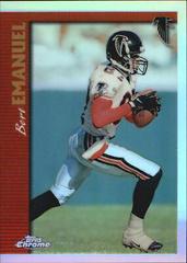 Bert Emanuel [Refractor] #76 Football Cards 1997 Topps Chrome Prices