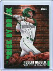 Robert Hassell [Green] #BB-13 Baseball Cards 2022 Topps Pro Debut Brick by Brick Prices