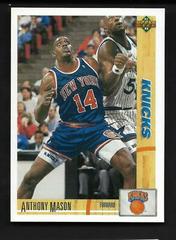 Anthony Mason Basketball Cards 1991 Upper Deck Prices