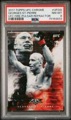 Georges St Pierre [Pulsar] Ufc Cards 2017 Topps UFC Chrome Fire Prices