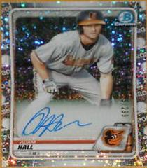 Adam Hall [Speckle Refractor] #CPA-AH Baseball Cards 2020 Bowman Chrome Prospect Autographs Prices