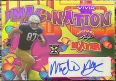 Michael Mayer #VI-MM1 Football Cards 2023 Leaf Vivid Autographs Imagination Prices