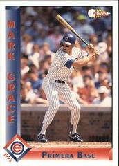 Mark Grace #58 Baseball Cards 1993 Pacific Spanish Prices