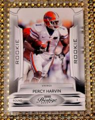 Percy Harvin [Blue Jersey] #187 Football Cards 2009 Playoff Prestige Prices