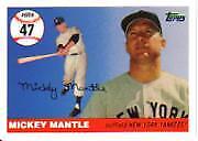 Mickey Mantle #47 Baseball Cards 2006 Topps Mantle Home Run History Prices