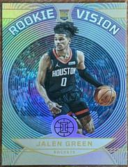 Jalen Green #4 Basketball Cards 2021 Panini Illusions Rookie Vision Prices